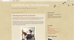 Desktop Screenshot of cobblestonedestinations.blogspot.com