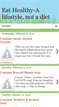 Mobile Screenshot of eathealthy-alifestylenotadiet.blogspot.com