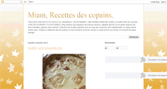 Desktop Screenshot of miamrecettesdescopains.blogspot.com