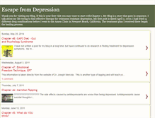 Tablet Screenshot of escapefromdepression.blogspot.com