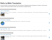 Tablet Screenshot of biblewindow.blogspot.com