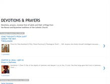 Tablet Screenshot of devotionsandprayers.blogspot.com