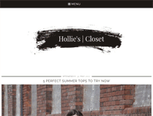 Tablet Screenshot of holliescloset.blogspot.com