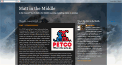 Desktop Screenshot of mattinthemiddle.blogspot.com