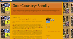 Desktop Screenshot of god-country-family.blogspot.com