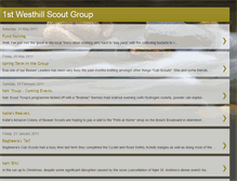 Tablet Screenshot of 1stwesthillscoutgroup.blogspot.com