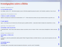 Tablet Screenshot of investigacoesbiblicas.blogspot.com