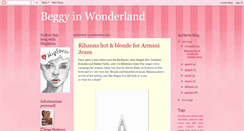 Desktop Screenshot of beggyinwonderland.blogspot.com