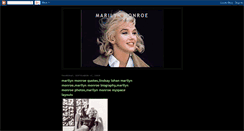 Desktop Screenshot of marilyn-monroe-bio.blogspot.com