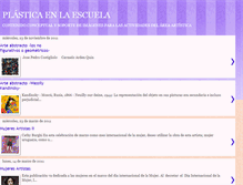 Tablet Screenshot of plasticaenlaescuela.blogspot.com