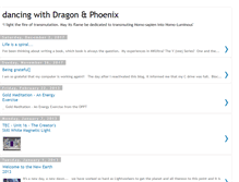 Tablet Screenshot of dancingwithdragon-phoenix.blogspot.com