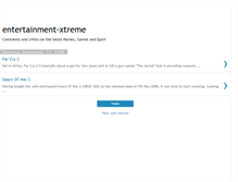 Tablet Screenshot of entertainment-xtreme.blogspot.com