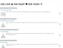 Tablet Screenshot of onelove-oneheart-onevision.blogspot.com