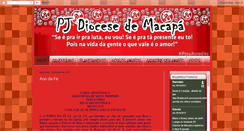 Desktop Screenshot of pjdiocesedemacapa.blogspot.com