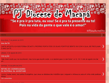 Tablet Screenshot of pjdiocesedemacapa.blogspot.com