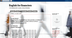 Desktop Screenshot of finance-englishclass.blogspot.com