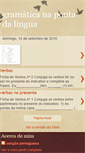 Mobile Screenshot of gramaticanapontadalingua.blogspot.com