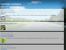 Tablet Screenshot of llucmajorecologic.blogspot.com