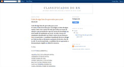 Desktop Screenshot of classificadosdorn.blogspot.com