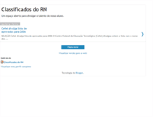 Tablet Screenshot of classificadosdorn.blogspot.com