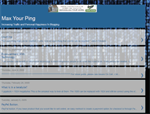 Tablet Screenshot of maxyourping.blogspot.com