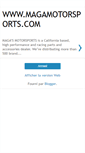 Mobile Screenshot of magamotorsports.blogspot.com