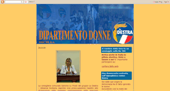 Desktop Screenshot of dipartimentodonneladestrasiciliana.blogspot.com