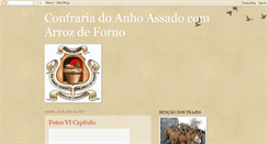 Desktop Screenshot of confrariadoanho.blogspot.com