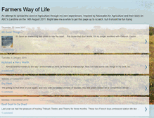 Tablet Screenshot of farmerswayoflife.blogspot.com