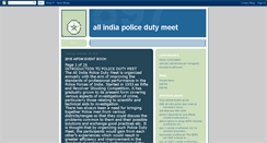 Desktop Screenshot of allindiapolicedutymeet.blogspot.com