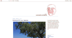 Desktop Screenshot of alexandrahedberg.blogspot.com