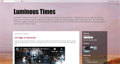 Desktop Screenshot of luminous-times.blogspot.com