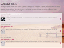Tablet Screenshot of luminous-times.blogspot.com