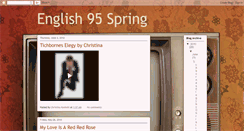 Desktop Screenshot of eng95spring.blogspot.com