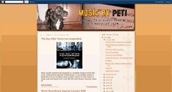 Desktop Screenshot of musicbypeti.blogspot.com