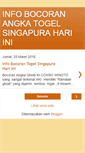 Mobile Screenshot of infotogel-kicokrowinoto.blogspot.com