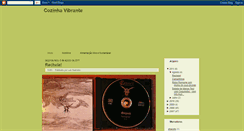 Desktop Screenshot of cozinhavibrante.blogspot.com