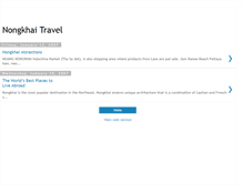Tablet Screenshot of nongkhaitravel.blogspot.com