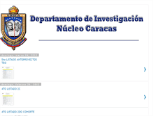 Tablet Screenshot of investigacionunefacaracas.blogspot.com