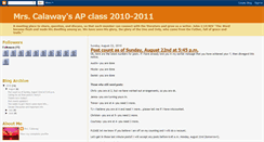 Desktop Screenshot of mrscalawaysapclass2010-2011.blogspot.com