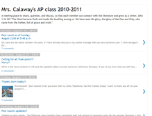 Tablet Screenshot of mrscalawaysapclass2010-2011.blogspot.com