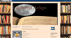 Desktop Screenshot of editorialaries.blogspot.com