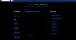 Desktop Screenshot of hots-celebrities.blogspot.com