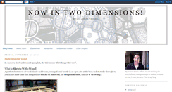 Desktop Screenshot of nowintwodimensions.blogspot.com