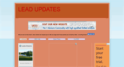 Desktop Screenshot of leadupdates.blogspot.com