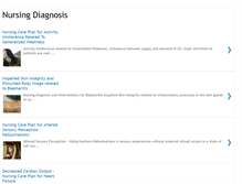Tablet Screenshot of nursing-diagnosis-nanda.blogspot.com