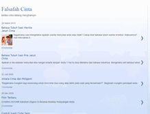Tablet Screenshot of falsafah-cinta.blogspot.com