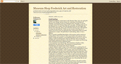 Desktop Screenshot of museumshopfrederick.blogspot.com