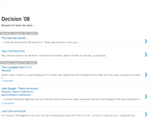 Tablet Screenshot of decision08.blogspot.com