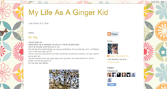 Desktop Screenshot of mylifeasagingerkid.blogspot.com